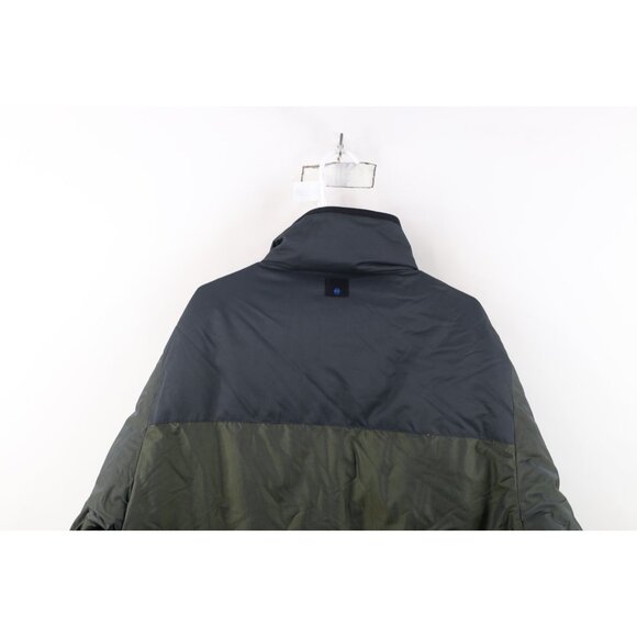 Vtg 90s Nautica Competition Mens Large Spell Out Color Block Down Puffer Jacket - Picture 16 of 16